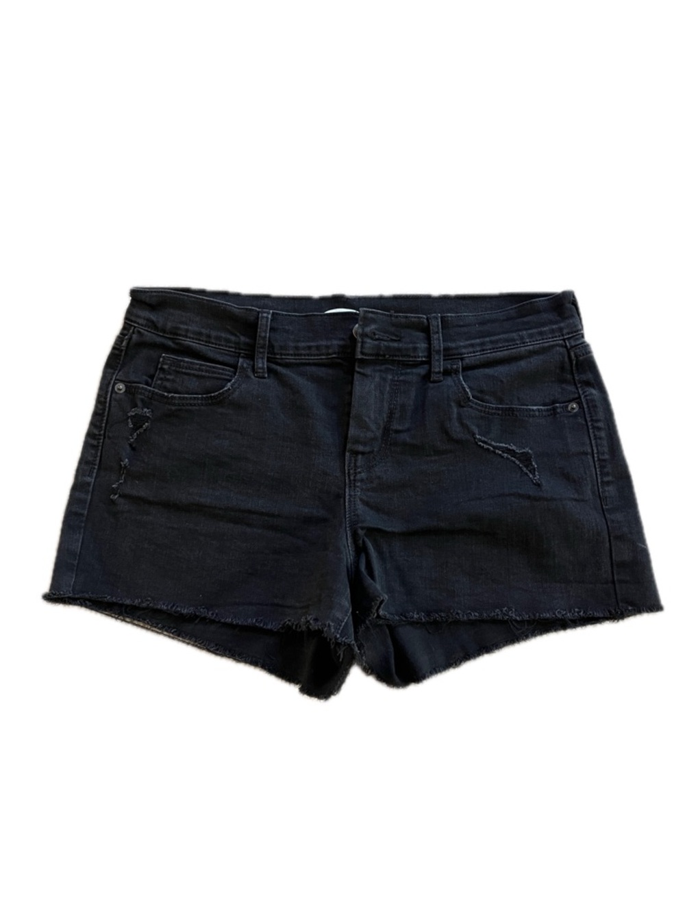 Old Navy Boyfriend Black Jean Shorts